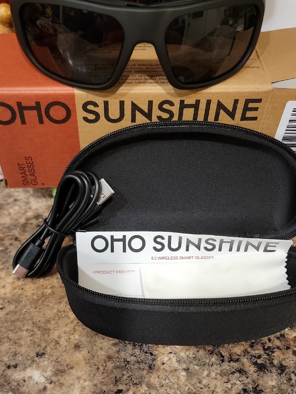 NIB Bluetooth Smart Sunglasses